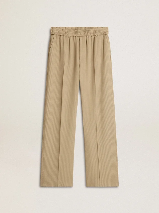 Pantalones deportivos para hombre color travertino
