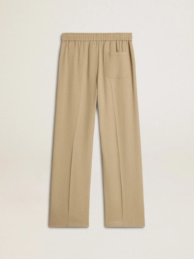 Pantalones deportivos para hombre color travertino