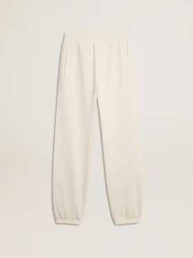 Pantalones joggers blancos
