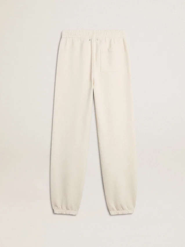 Pantalones joggers blancos