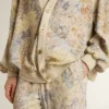 Pantalones joggers multicolores para mujer con estampado floral