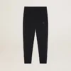Pantalones joggers negros para hombre con estrella en el frente