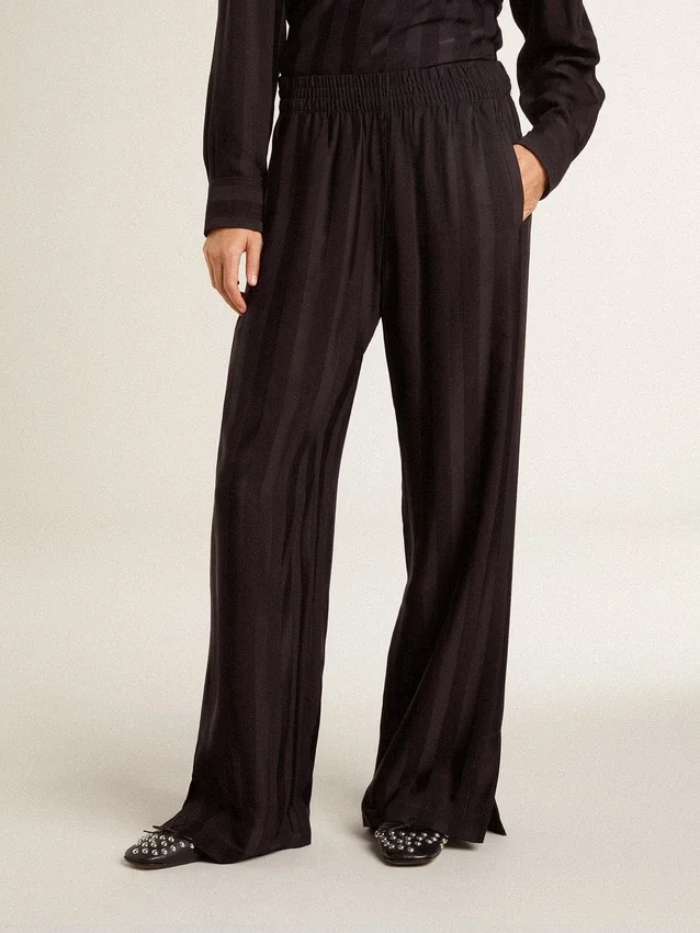 Pantalones joggers para mujer con abertura en el tobillo
