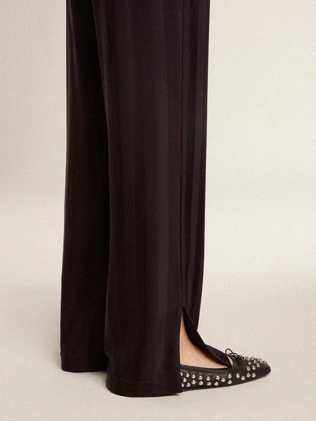 Pantalones joggers para mujer con abertura en el tobillo