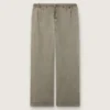 Pantalones unisex de mezclilla gris con cordón y estrella