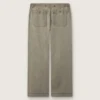 Pantalones unisex de mezclilla gris con cordón y estrella