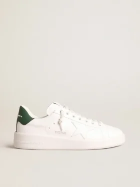 Purestar con estrella blanca de origen biológico y lengüeta de talón de cuero verde mate