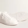 Purestar con estrella blanca de origen biológico y lengüeta de talón de cuero verde mate