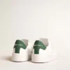 Purestar con estrella blanca de origen biológico y lengüeta de talón de cuero verde mate