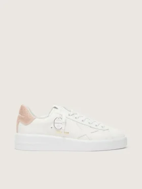 Purestar con estrella de cuero y lengüeta del talón de gamuza con cristales Swarovski