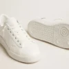 Purestar para mujer de origen biológico con estrella blanca y lengüeta en el talón con efecto espejo