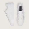 Purestar para mujer en cuero blanco con estrella de cristales Swarovski plateados