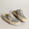 Sabot Space-Star para mujer en glitter con estrella y lengüeta en gris hielo