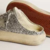 Sabot Space-Star para mujer en glitter con estrella y lengüeta en gris hielo