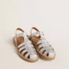 Sandalias Maxime Young en microbrillo plateado