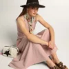 Sandalias planas Margaret para mujer en piel de potro con estampado de leopardo