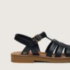 Sandalias Young Maxime de cuero azul marino