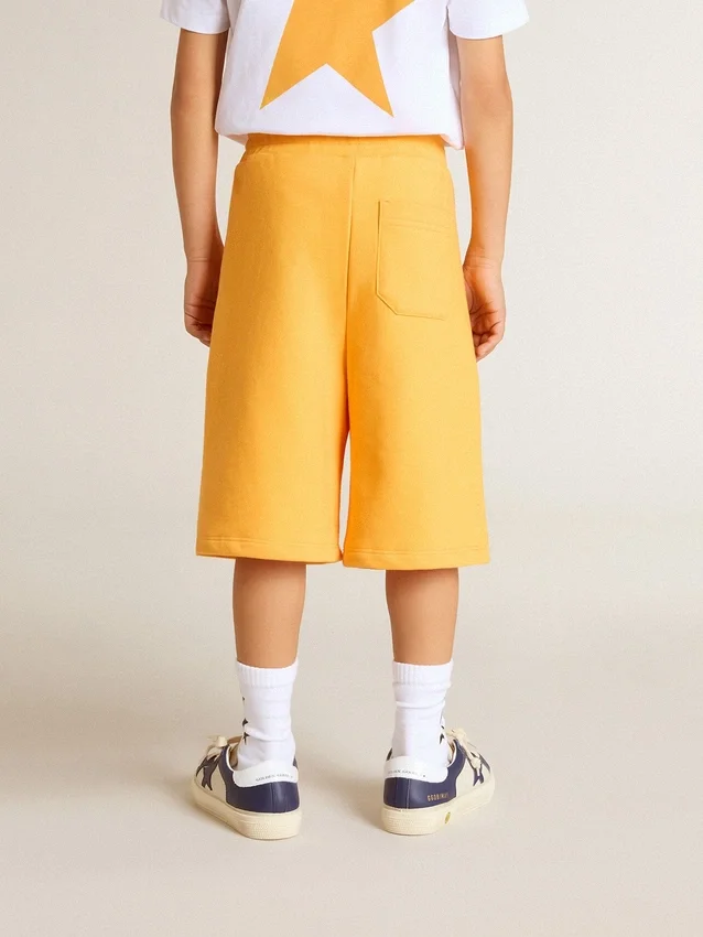 Shorts amarillos mostaza para niños