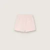 Shorts para niñas «Star» de algodón rosa con parche y logotipo