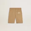 Shorts para niños de algodón beige