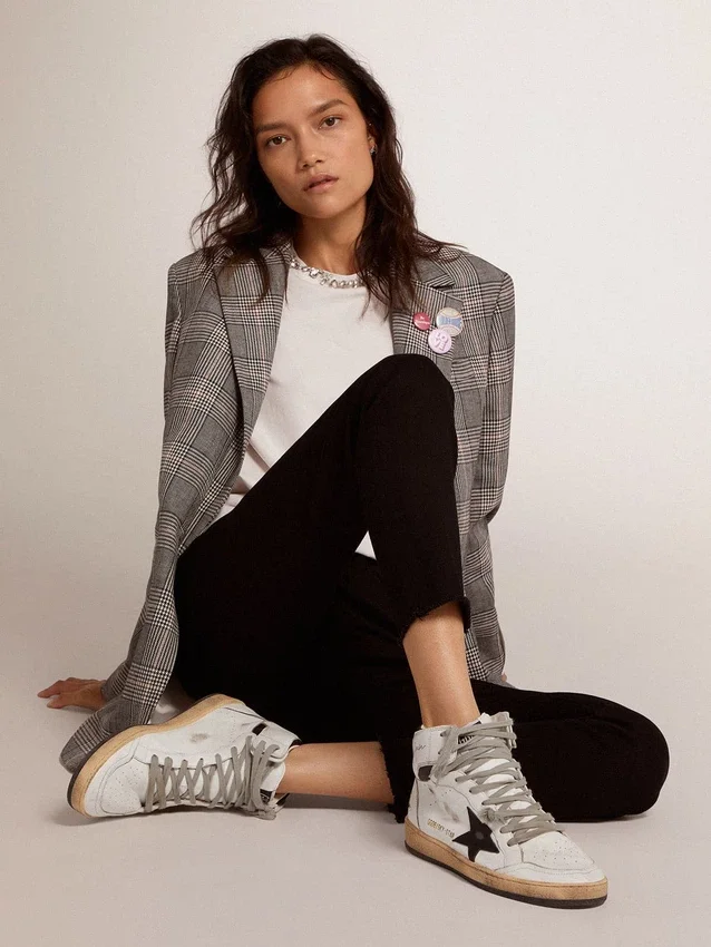 Sky-Star para mujer con firma en el tobillo e inserciones negras