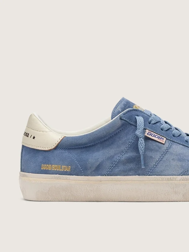 Soul Star para hombre en gamuza azul denim