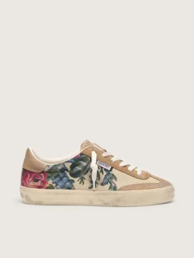 Soul Star para mujer en lona y gamuza con estampado colorido