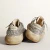 Space-Star para mujer en brillo plateado con estrella gris hielo