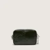 Star Bag Mini de cuero negro con estrella tono sobre tono