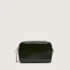 Star Bag Mini de cuero negro con estrella tono sobre tono