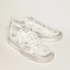 Zapatillas Stardan de cuero blanco con acabado desgastado