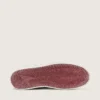 Stardan LAB para mujer en cuero burdeos y plateado con purpurina