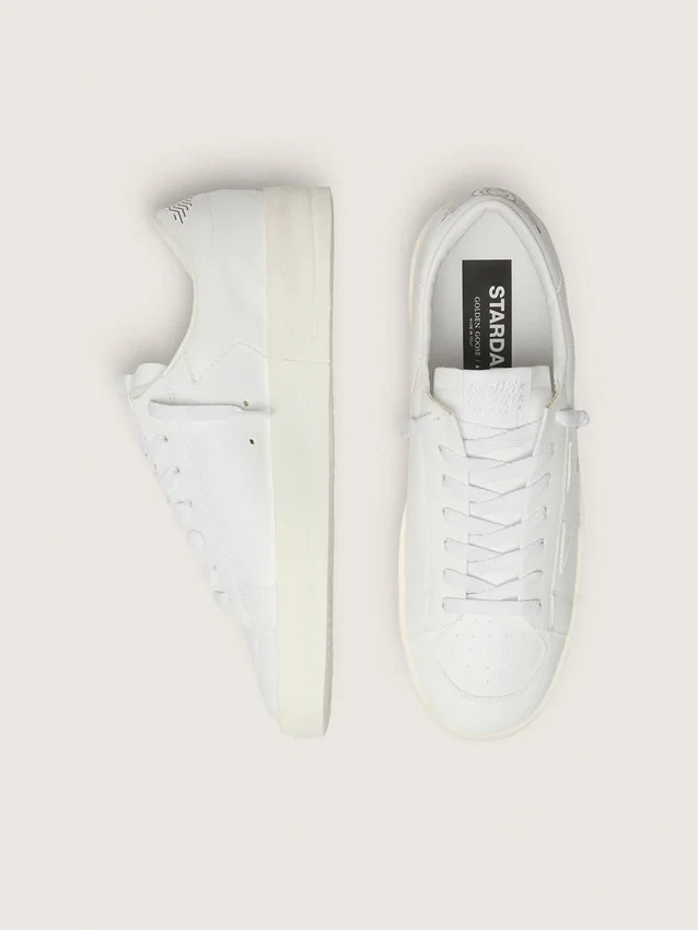 Stardan para hombre en cuero blanco