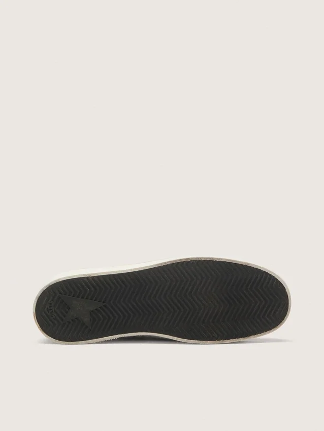 Stardan para hombre en cuero blanco y negro