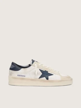 Stardan para hombre en gamuza beige con estrella azul