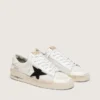 Stardan para hombre en malla blanca con estrella de gamuza negra