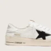 Stardan para hombre en malla blanca con estrella de gamuza negra