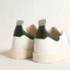 Starter de origen biológico con lengüeta del talón de cuero verde
