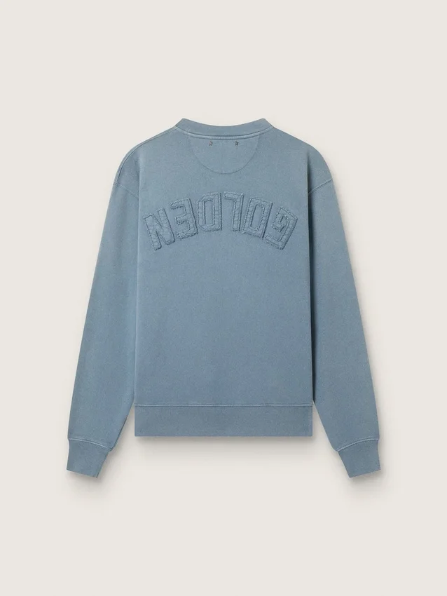 Sudadera azul claro con logotipo invertido en la espalda - Jersey Capsule