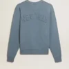 Sudadera azul claro con logotipo invertido en la espalda - Jersey Capsule