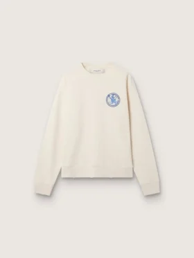 Sudadera Cream LTD con parche bordado