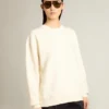 Sudadera en blanco envejecido con logotipo invertido en la espalda - Jersey Capsule