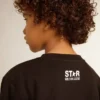 Sudadera negra para niños con una estrella grande blanca en el frente
