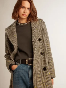 Sudadera para mujer en gris antracita con cristales