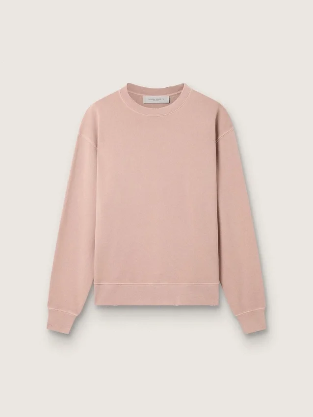 Sudadera rosa polvo con logotipo invertido en la espalda - Jersey Capsule