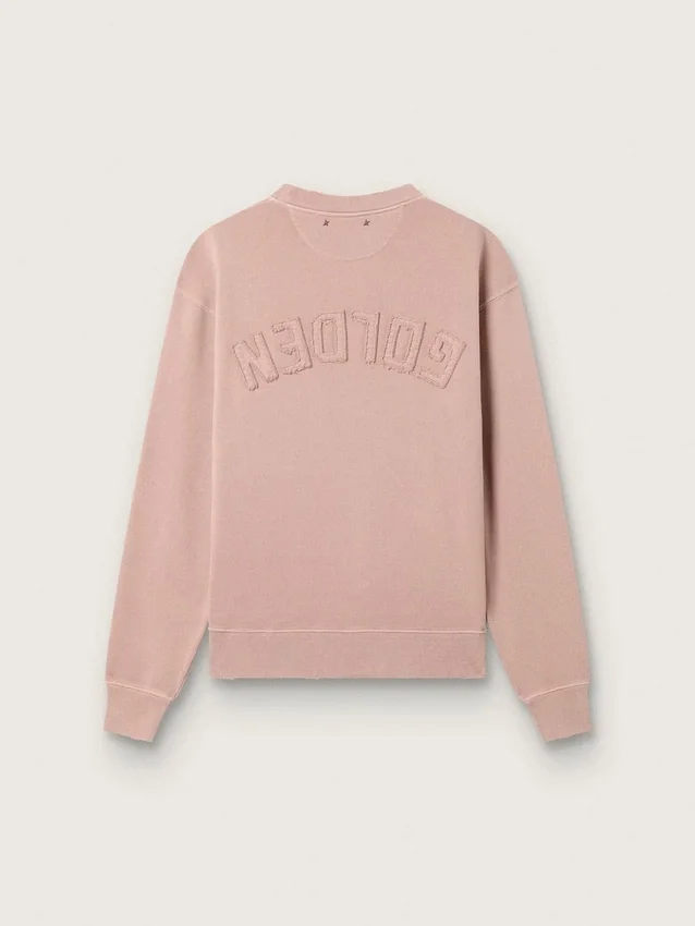 Sudadera rosa polvo con logotipo invertido en la espalda - Jersey Capsule