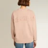 Sudadera rosa polvo con logotipo invertido en la espalda - Jersey Capsule