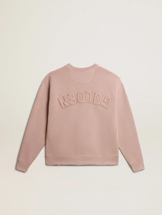 Sudadera rosa polvo con logotipo invertido en la espalda - Jersey Capsule