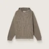 Sudadera unisex con capucha en gris paloma