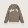 Sudadera unisex con capucha en gris paloma